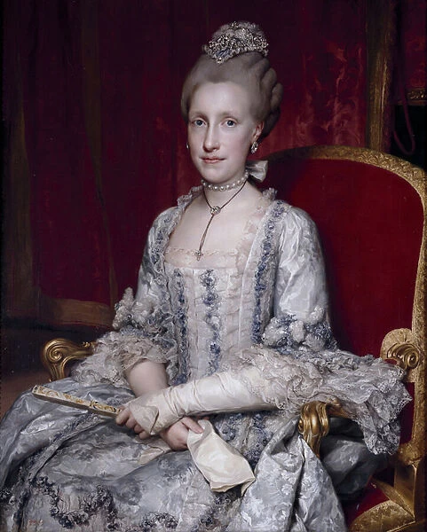 Marie-Louise d Espagne (1745-1792) (Marie Louise)- Portrait of Infanta Maria Luisa of