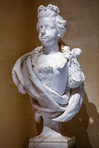 Marie-Louise de savoie, Queen of Spain, 1701 (marble)