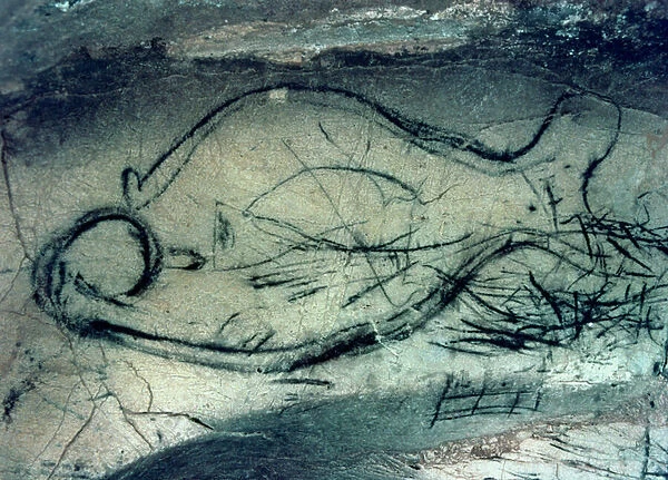 Marine figure, Palaeolithic Period (c. 40000-12000 BC) (photo)