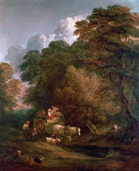 The Market Cart, 1786 (oil on canvas)