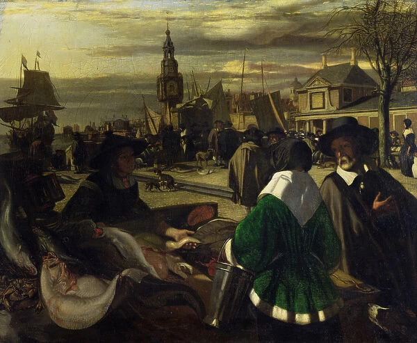 Market in the Hague, c. 1660