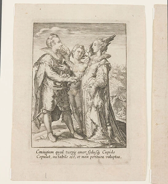 A Marriage Founded Solely on Pleasure, Presided over by Eros (engraving)
