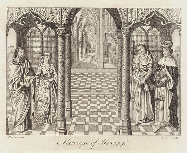 Marriage of King Henry VII (engraving)