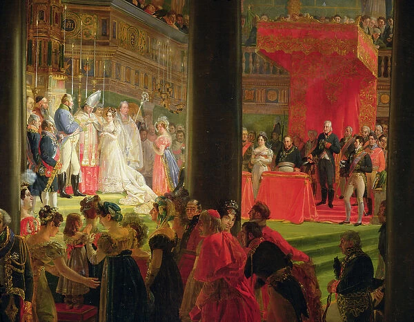 The Marriage of Marie-Caroline de Bourbon, Princess of the Two Sicilies and Charles-Ferdinand