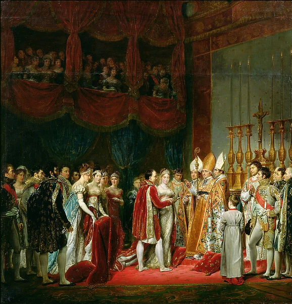The Marriage of Napoleon I (1769-1821) and Marie Louise (1791-1847) Archduchess of Austria