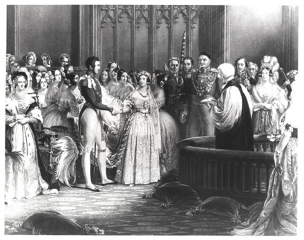 Marriage of Queen Victoria (1819-1901) and Prince Albert (1819-61) at St