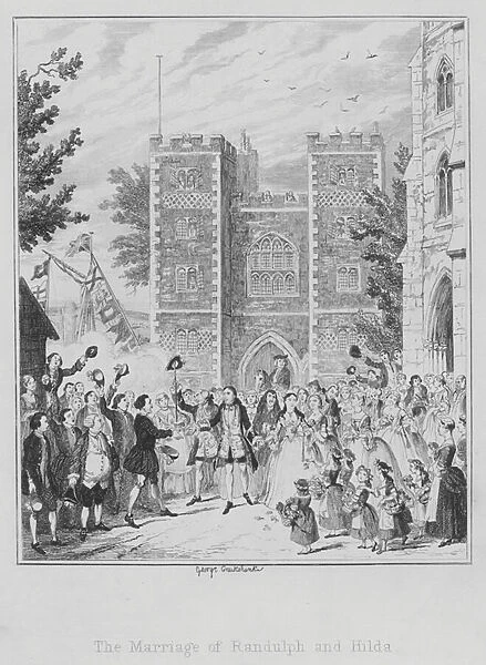 The Marriage of Randulph and Hilda (engraving)