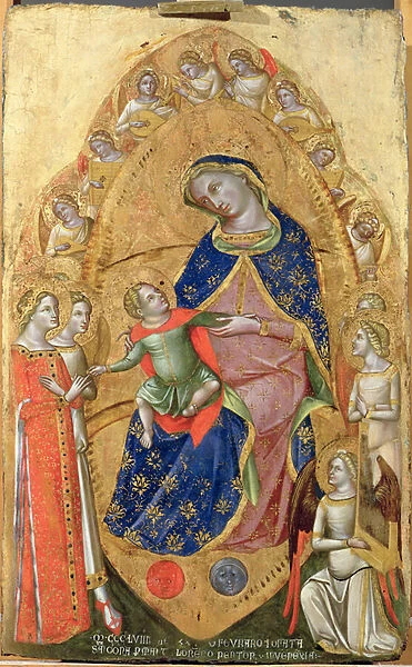 The Marriage of St. Catherine, 1358 (oil on panel)