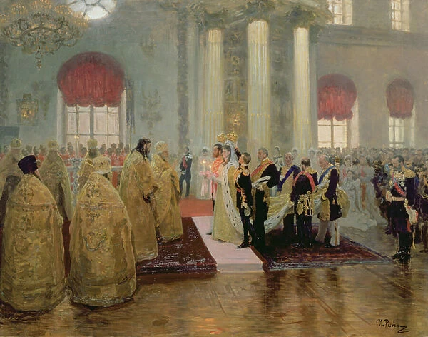 The Marriage of Tsar Nicholas II (1868-1918) and Alexandra Feodorovna (1872-1918