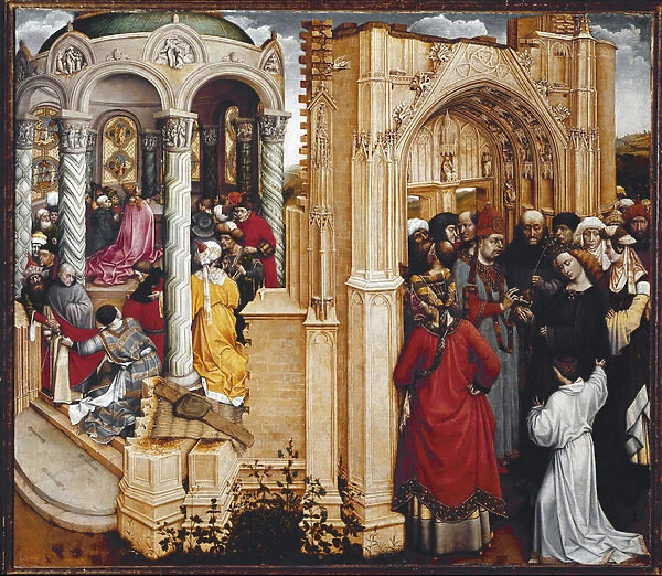 The Marriage of the Virgin (oil on wood, 15th century)