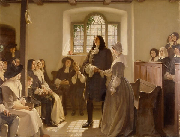 The Marriage of William Penn and Hannah Callowhill at the Friends Meeting House