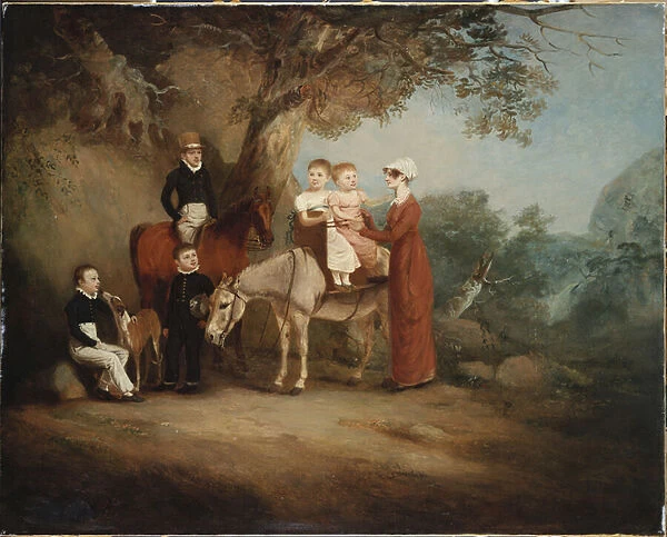 The Marriott Family, 1815 (oil on canvas)