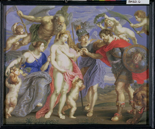 Mars Introduced by Minerva to Occasion, accompanied by Ceres, after a painting by