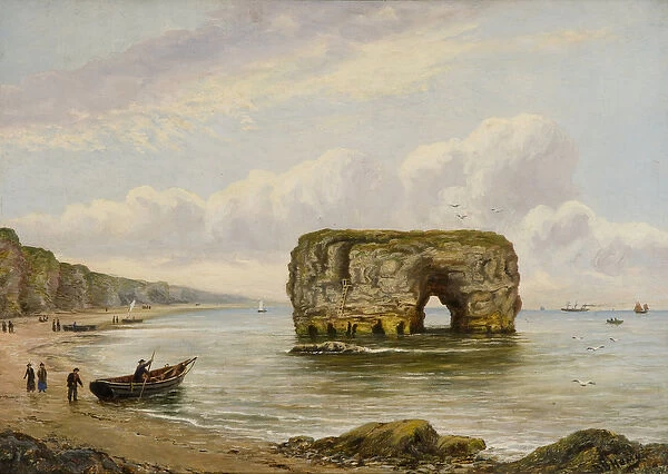 Marsden Rock, c. 1880-1900 (oil on canvas)