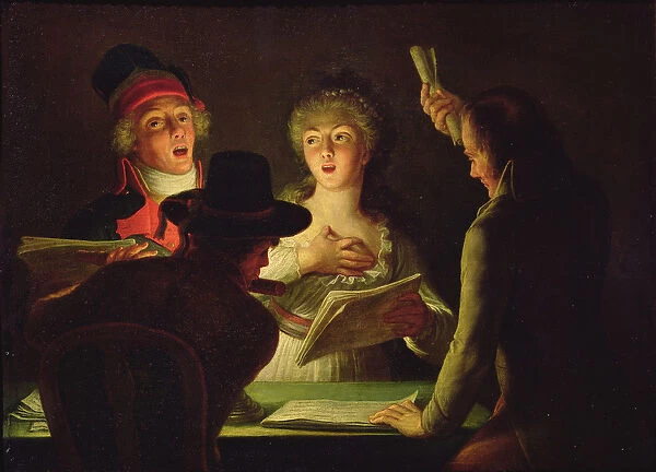 The Marseillaise or, The Patriotic Singers, 1794 (oil on canvas)