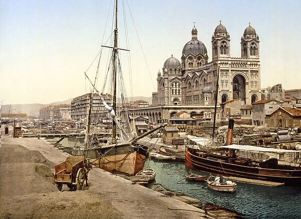 Marseilles Cathedral, 1890-1900 (chromolitho)
