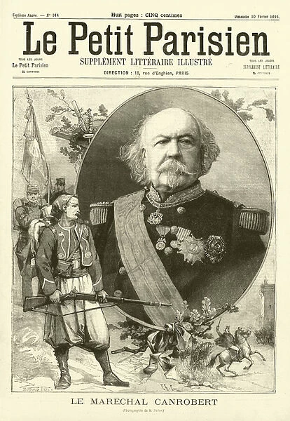Marshal Canrobert, French soldier (engraving)