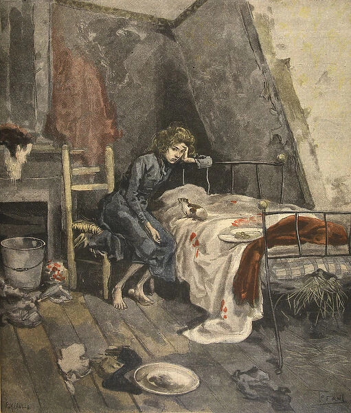 Martrydom of the child: a young Guyon, illustration from Le Petit Journal
