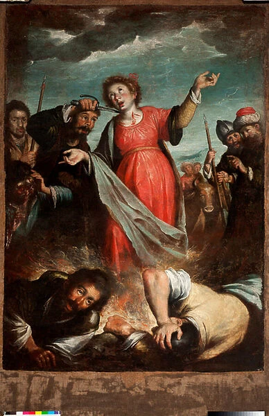 Martyrdom of Saint Lucia (oil on canvas)