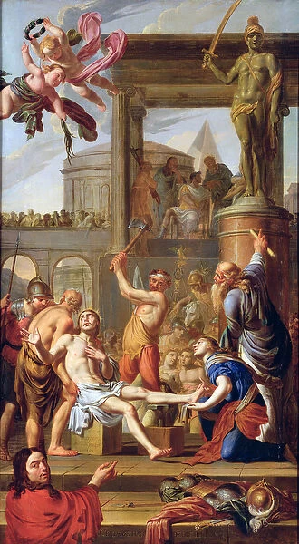 The Martyrdom of St. Adrian, 1659 (oil on canvas)