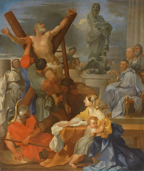 Martyrdom of St Andrew (oil on canvas)