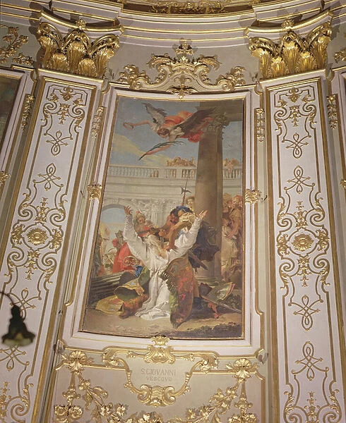 Martyrdom of St. John, Bishop of Bergamo (oil on canvas)