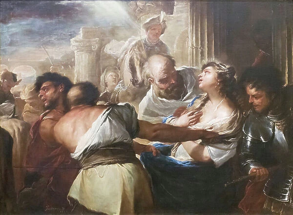 The martyrdom of St Lucy, 1659, Luca Giordano (oil on canvas)