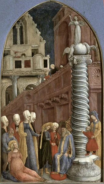 Martyrdom of St. Lucy (oil on panel)