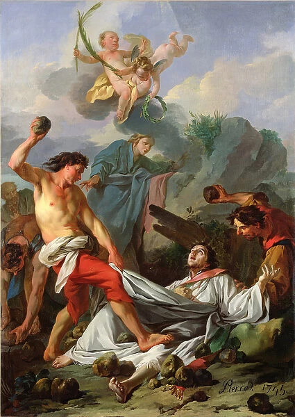 Martyrdom of St. Stephen, 1745 (oil on canvas)