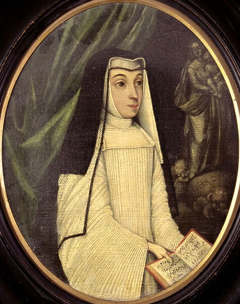 Mary Barbara Huddleston (1708-87) in the habit of a nun of the order of Augustinian