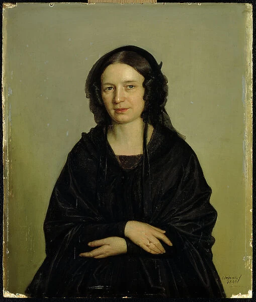 Mary Kramer (1797-1871), 1845 (oil on panel)
