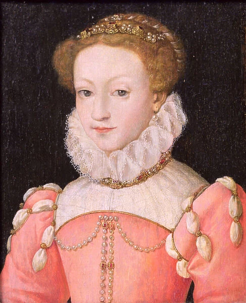 Mary Stuart (1542-87) (oil on panel)