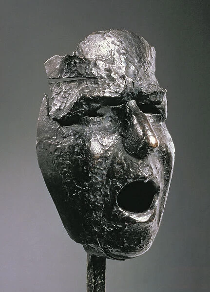 Mask: The cry of Montserrat (Masque Montserrat criant), c. 1938-39 (bronze)