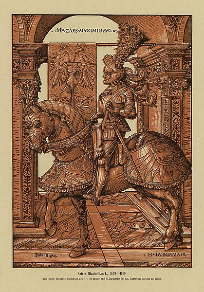 Maximilian I, Holy Roman Emperor (woodcut)