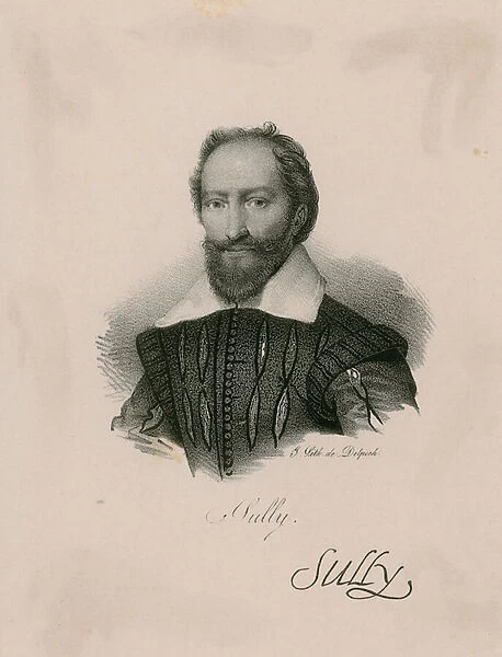 Maximilien de Bethune, first Duke of Sully (engraving)