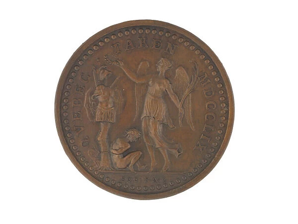 Medal commemorating the capture of Quebec 1759 (metal)