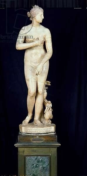 The Medici Venus, copy of the Hellenistic original by Praxiteles (c. 370-330 BC) (marble)