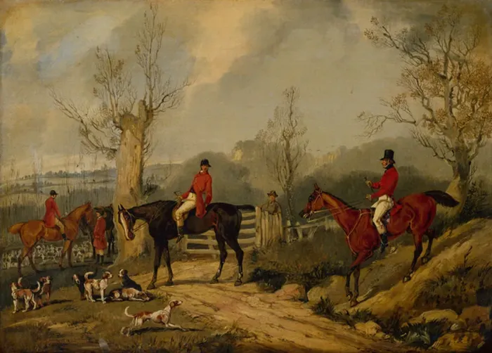 Framed Print : The Meet Over the Gate (oil) Framed Print : The Meet Over the Gate (oil)