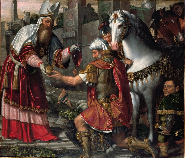 Meeting of Abraham and Melchizedek (Painting, 16th century)