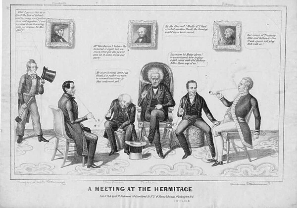 A meeting at the Hermitage, published by H R Robinson, New York and Washington, c