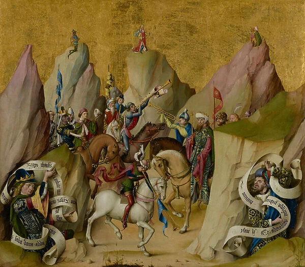The Meeting of the Three Kings, with David and Isaiah, c