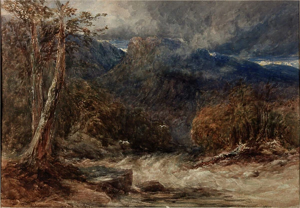 The Meeting of the Waters, 1850-1859 (Watercolour and gouache)