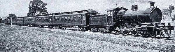 Melbourne-Sydney Express, c. 1900, from Under the Southern Cross - Glimpses of