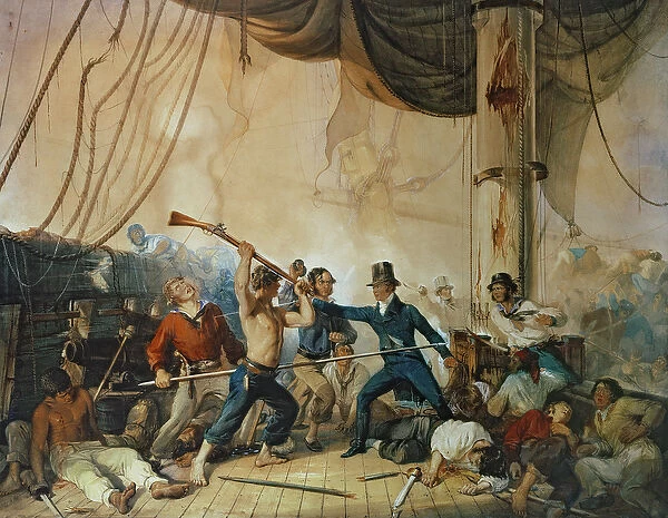 The Melee on Board the Chesapeake, 1813