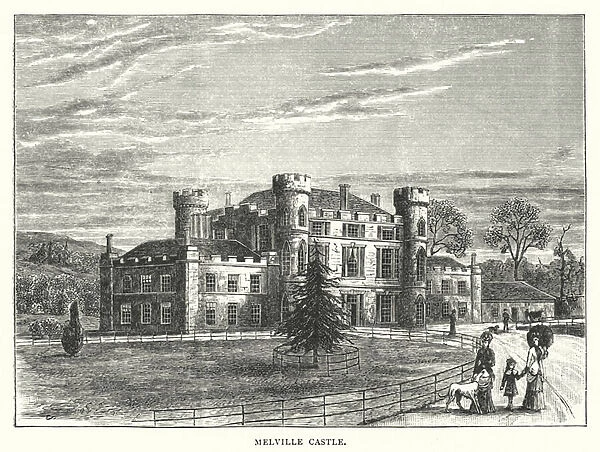 Melville Castle (engraving)
