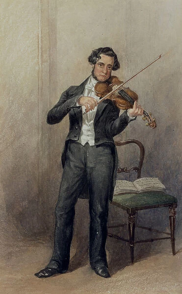Member of the 6th Duke of Devonshires orchestra (w  /  c on paper)