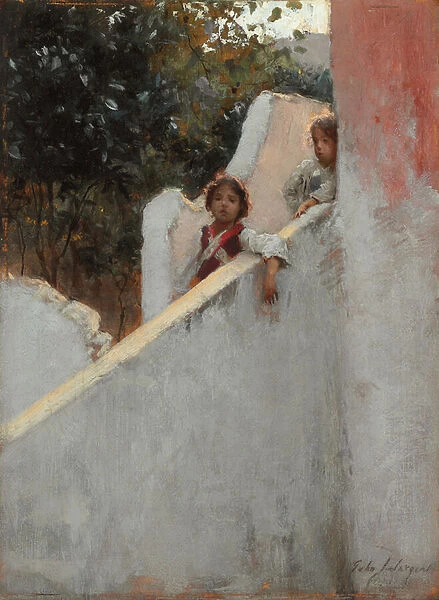 Memories of Capri; Ricordi di Capri, 1878 (oil on panel)