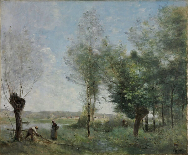 Memory of Coubron - Peinture de Jean Baptiste Camille Corot (1796-1875