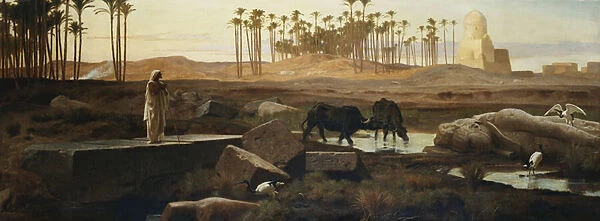 Memphis, by the Nile, 1882 (oil on canvas)
