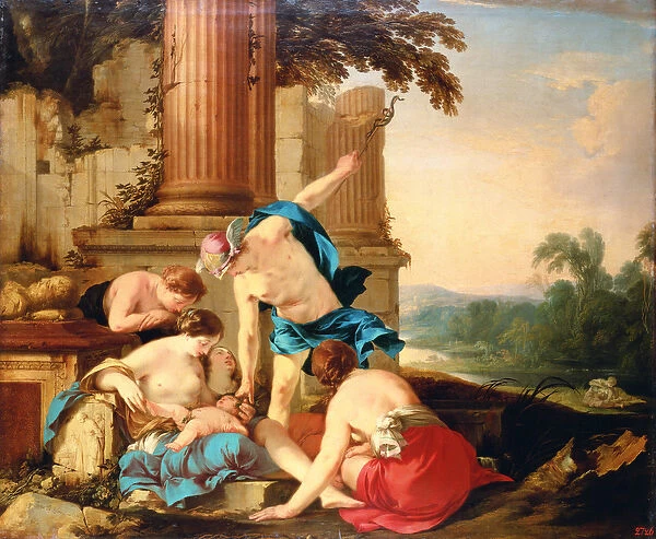 Mercury Entrusts Bacchus to the Care of the Nymphs, 1638
